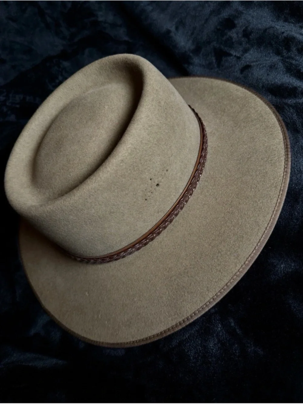 400 New Akubra Plainsman Fur Felt Western Cowboy Bush Hat Handmade in Australia - Picture 4 of 7